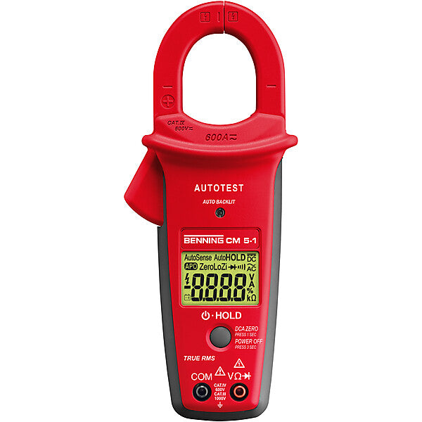 BENNING Stromzangen-Multimeter mit Autotest CM5-1